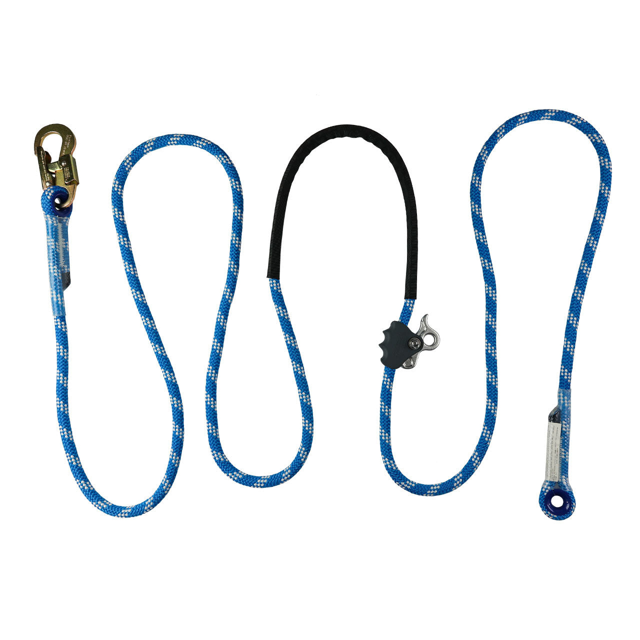 Utili-Tree Flip Line - Professional Kernmantle Arborist Positioning Lanyard with Steel Snap Hook