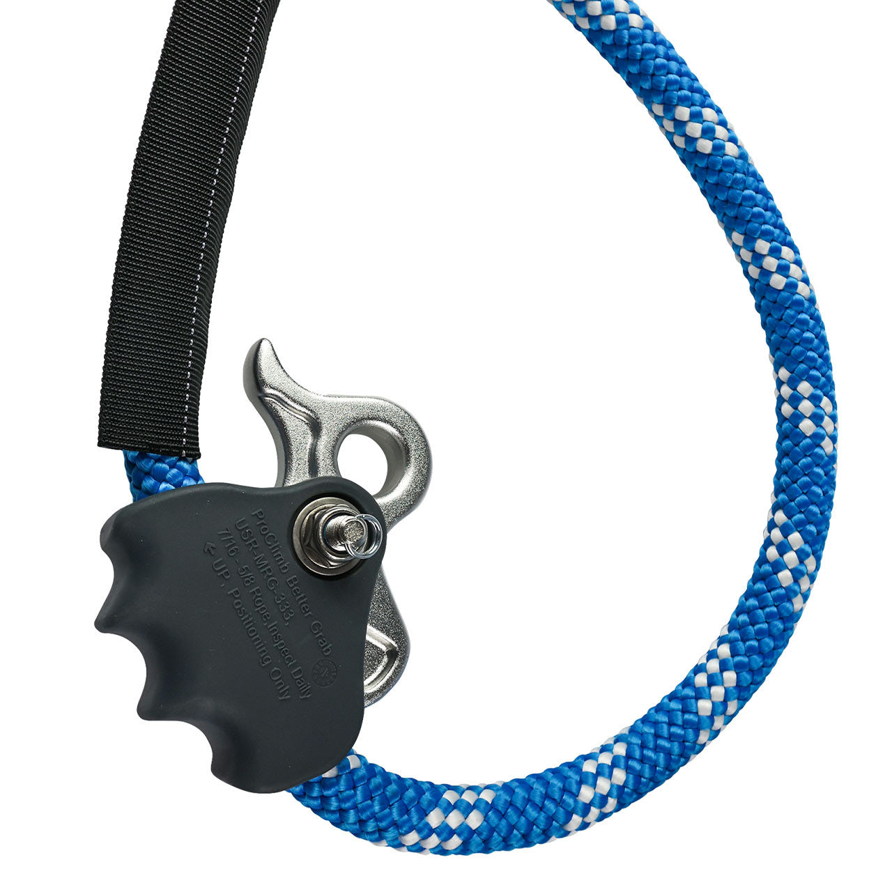 Utili-Tree Flip Line - Professional Kernmantle Arborist Positioning Lanyard with Steel Snap Hook
