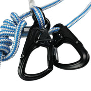 Adjustable Buckstrap 1/2" Positioning Lanyard - Steel or Alum Snap Hooks