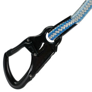 Adjustable Buckstrap 1/2" Positioning Lanyard - Steel or Alum Snap Hooks