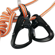 Adjustable Buckstrap 1/2" Positioning Lanyard - Steel or Alum Snap Hooks