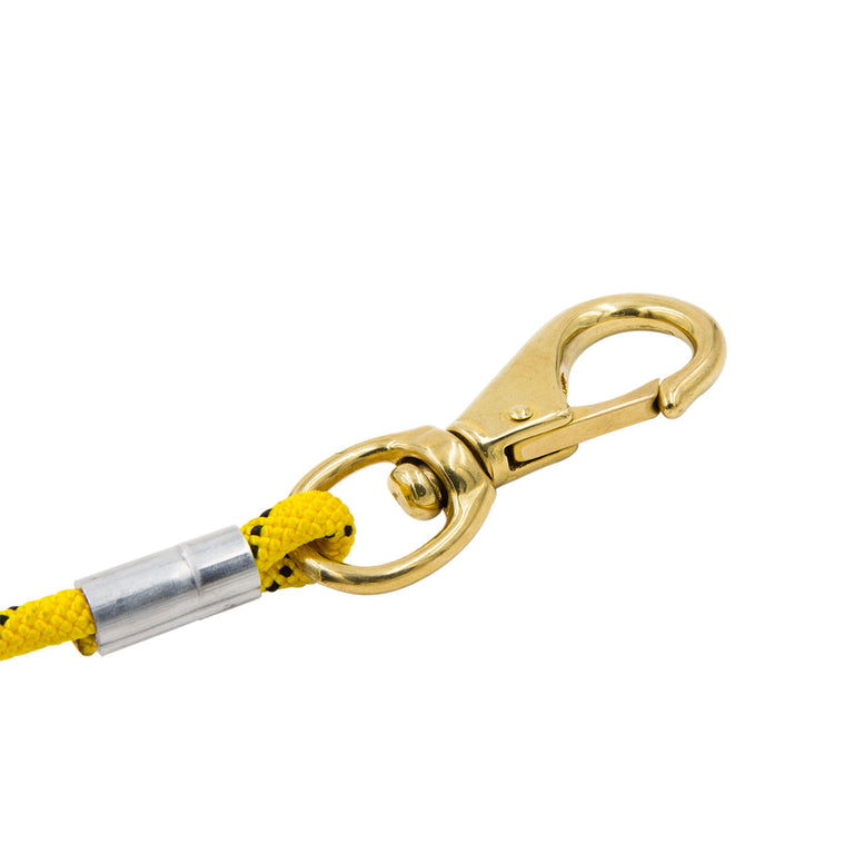 ProClimb Professional Chainsaw Lanyard - 3.5ft Kernmantle Rope with Brass Swivel Snap