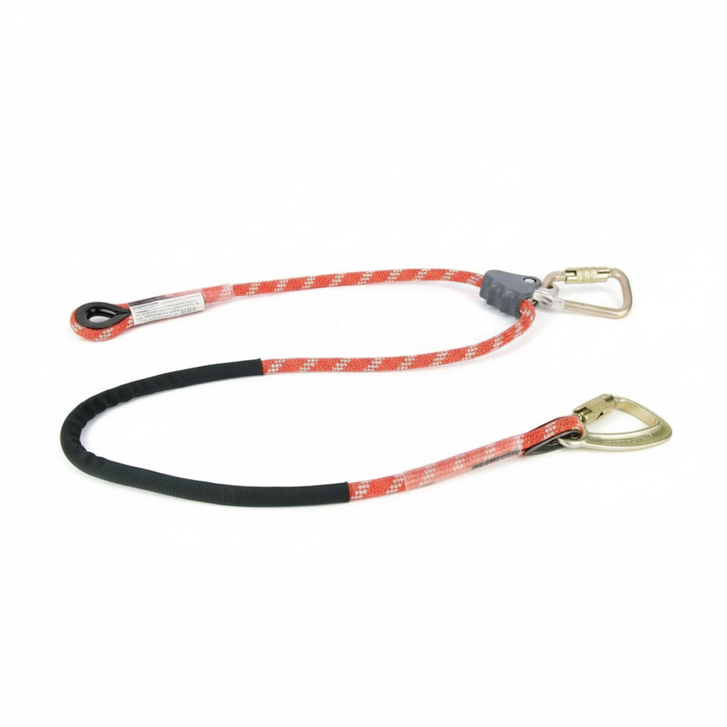 Pelican Rope Tower Positioning Lanyard with Steel Twist-Lock Carabiner - 1/2" ProClimb Better Grab System