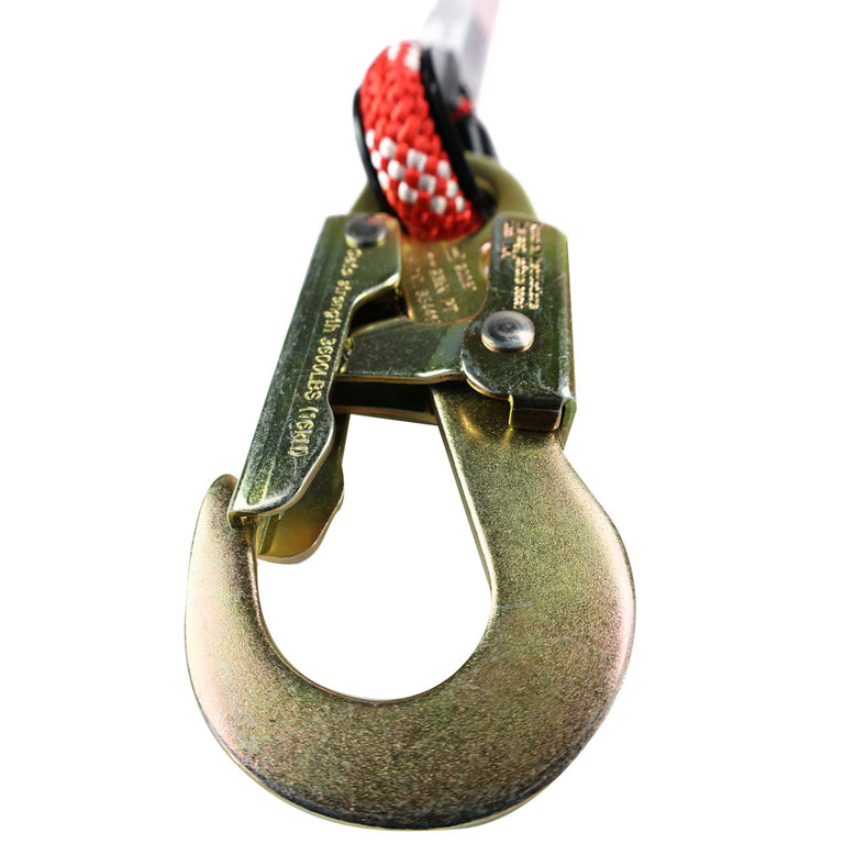 Red-3 Arborist Positioning Lanyard with Prusik - Triple-Headed Tree Climbing Safety System