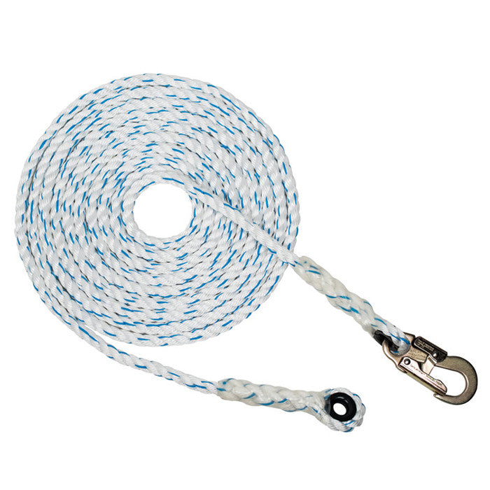 Pelican Rope 5/8" Composite Vertical Lifeline - Hook & Thimble