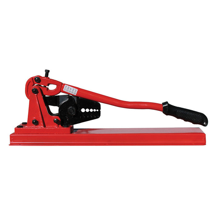 SwageRight Five-Cavity Bench Swager with Integrated Cutter - 1/4" Wire Capacity