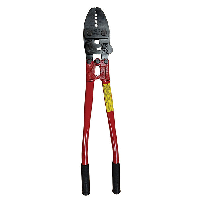 SwageRight Medium-Duty 5-Cavity Swager with Cutter - Aluminum & Copper Crimping Tool
