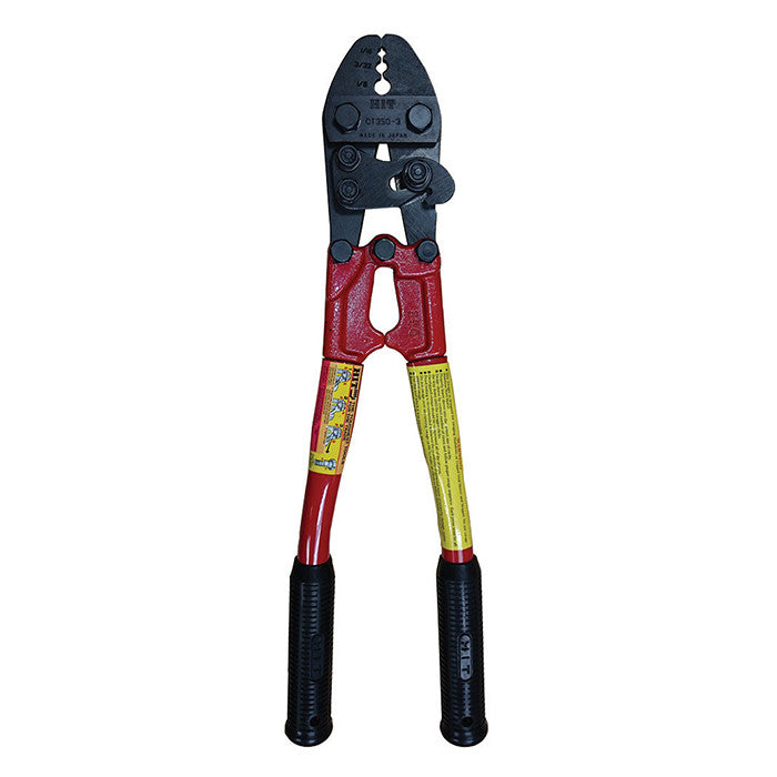 Swage-Right Medium-Duty Three-Cavity Swager with Cutter - Aluminum & Copper