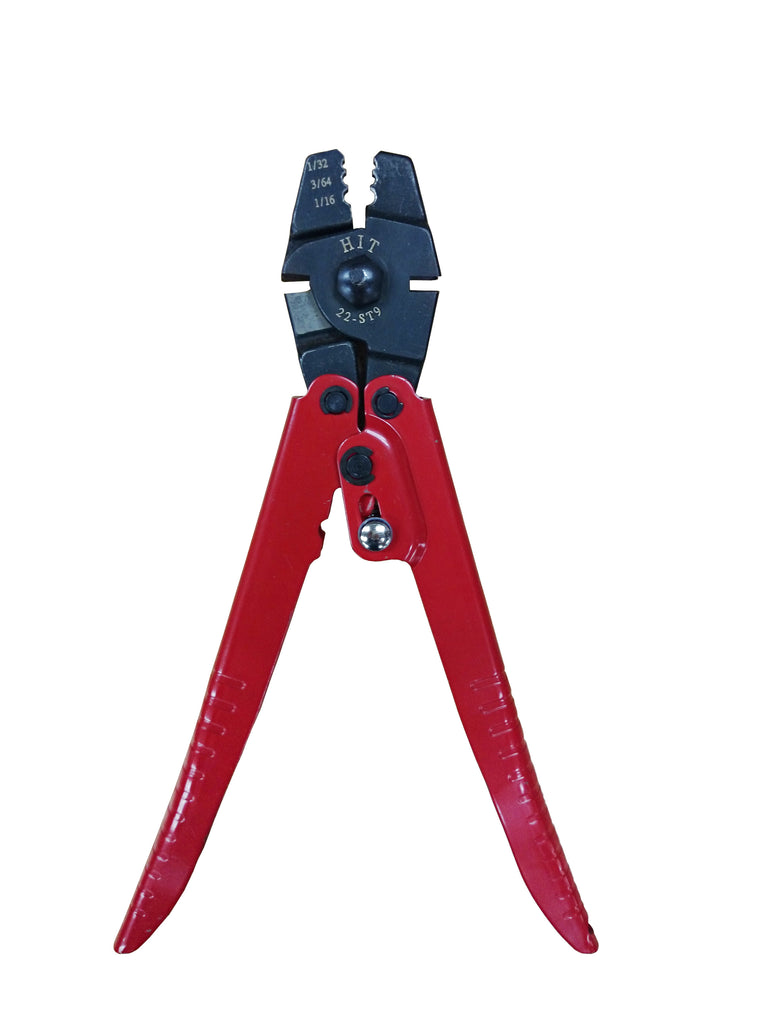 Swage-Right 9-Inch Small Hand Swager with Cutter - For 1/32", 3/64", 1/16" Wire Rope