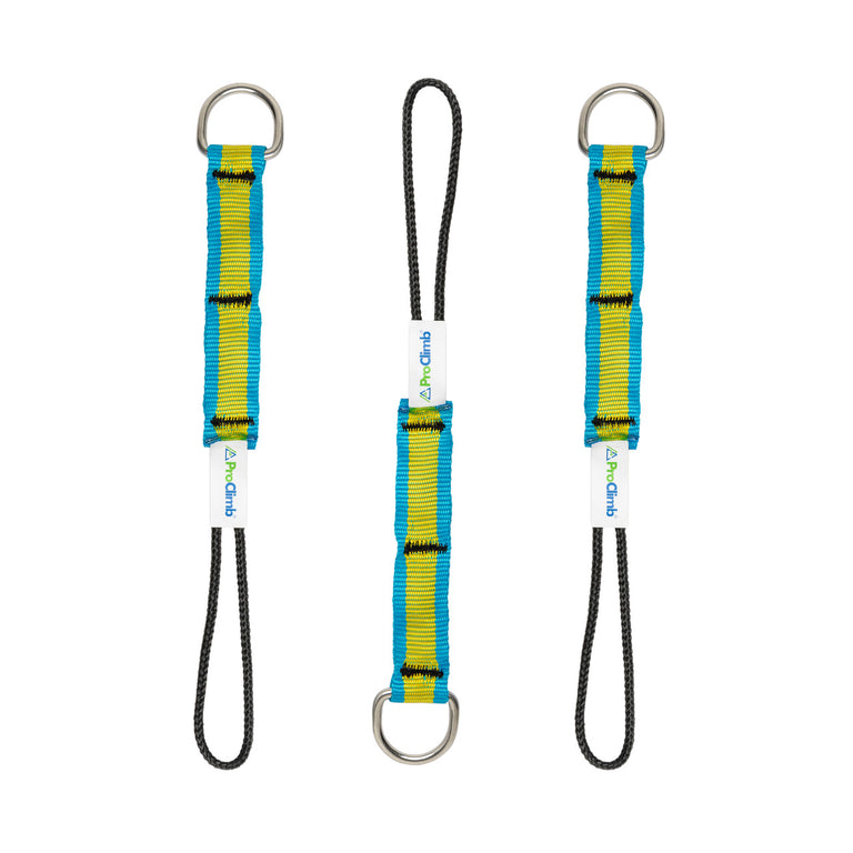 ProClimb Strap Loop Lanyard - 5lb ANSI 121 Compliant Tool Tether (3-Pack)