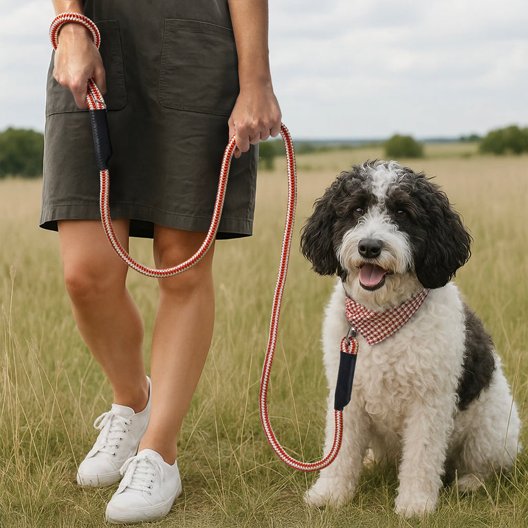 Pelican Paws Heavy-Duty Dog Leash 6ft - Premium Braided Rope with 7,000 lb Break Strength | Made in USA