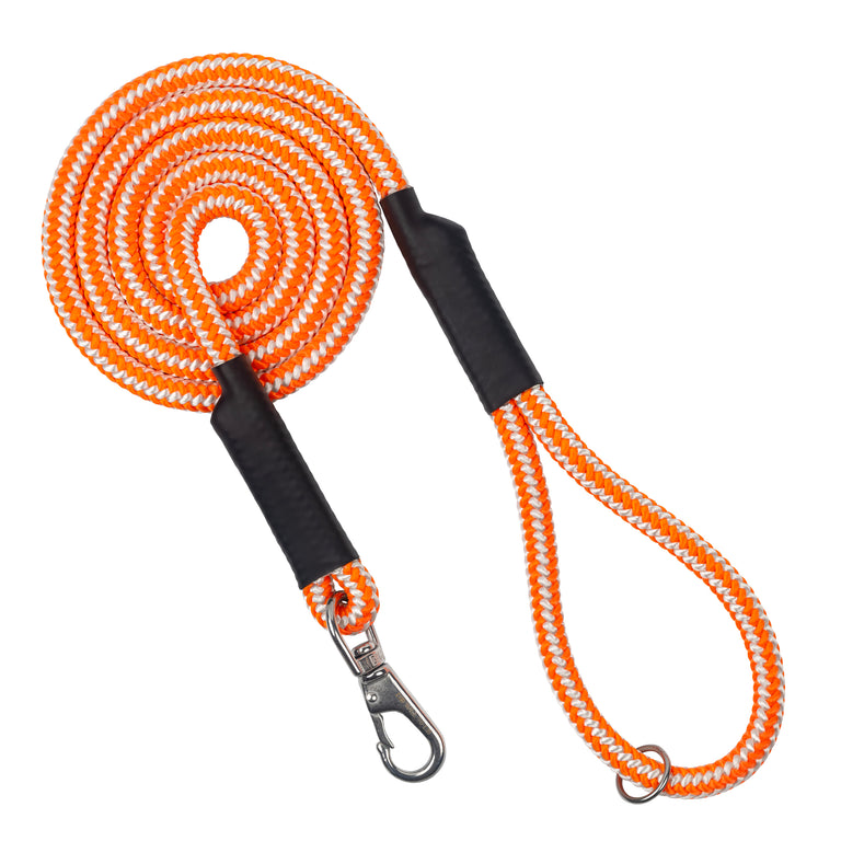 Pelican Paws Heavy-Duty Dog Leash 6ft - Premium Braided Rope with 7,000 lb Break Strength | Made in USA