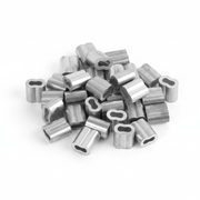 SwageRight Zinc Plated Copper Duplex Sleeves - MS-51844 Oval Ferrules