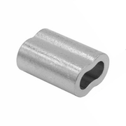 Zinc Plated Copper Duplex Sleeves (Oval Cable Ferrules)