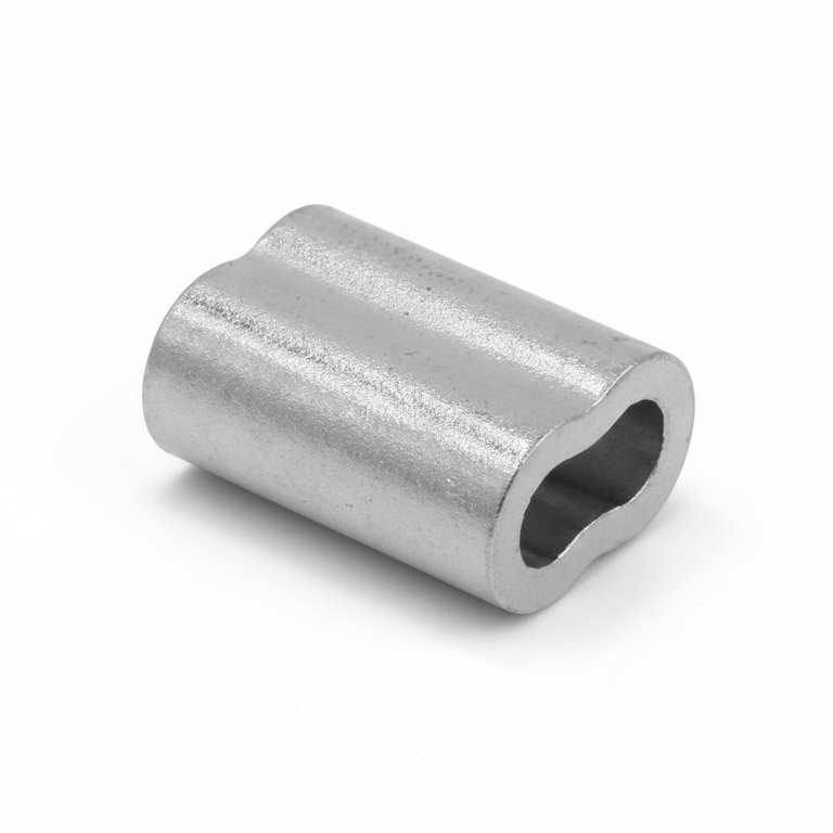 SwageRight Zinc Plated Copper Duplex Sleeves - MS-51844 Oval Ferrules