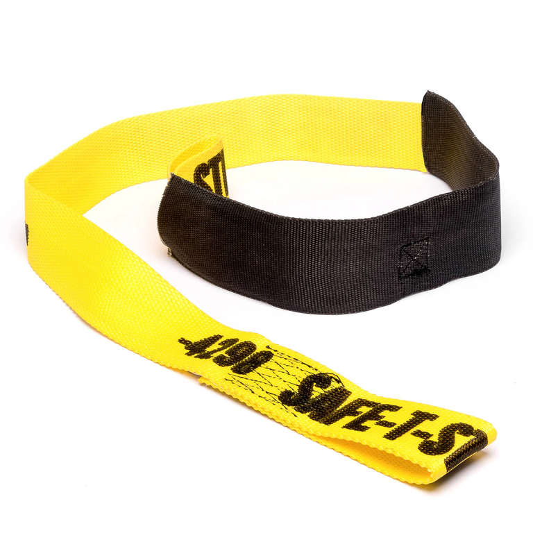4' High Rise Anchor Strap with Loop Ends - CSA Certified Fall Protection for Concrete & Steel - 2" Nylon Webbing