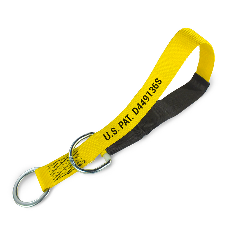 4' Cross-Arm Strap with Large & Small D-Rings - Industrial Fall Protection for Utility Poles & Towers - MLC 5000 lb