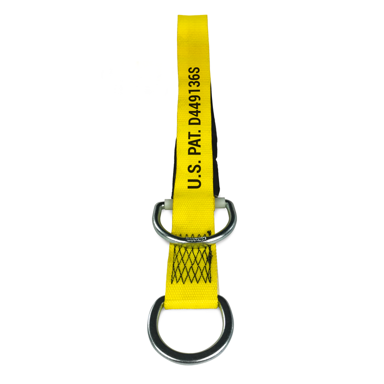 4' Cross-Arm Strap with Large & Small D-Rings - Industrial Fall Protection for Utility Poles & Towers - MLC 5000 lb