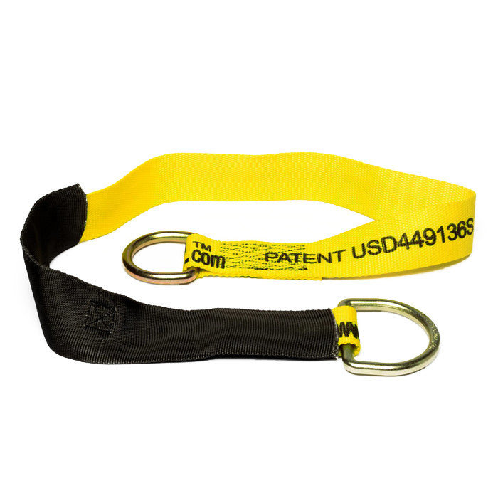 4' Cross-Arm Strap with Large & Small D-Rings - Industrial Fall Protection for Utility Poles & Towers - MLC 5000 lb