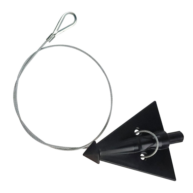 Professional Tree Anchoring System Kit - Galvanized Cable Anchors with Wire Leads - TG-5 (Pack of 3)