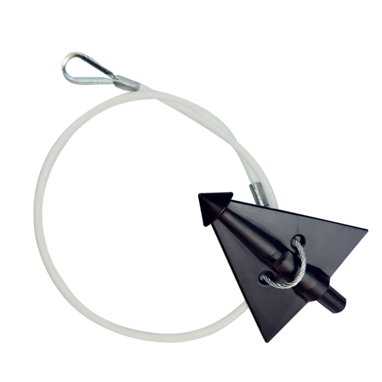 Tree-Guy Anchoring System Kit TG-6 - Arrow Anchor with 30" Vinyl Coated Cable - Pack of 10