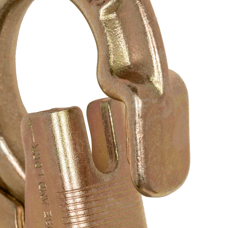 ANSI Forged Steel Snap Hook with Fixed Eye - Double Action Double Lock - 23kN (5,171 lb) MBS - Fall Protection