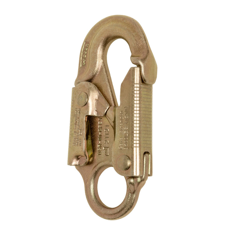 ANSI Z359 Forged Steel Safety Snap Hook - Double Action Locking - CE EN362 Certified - Professional Fall Protection