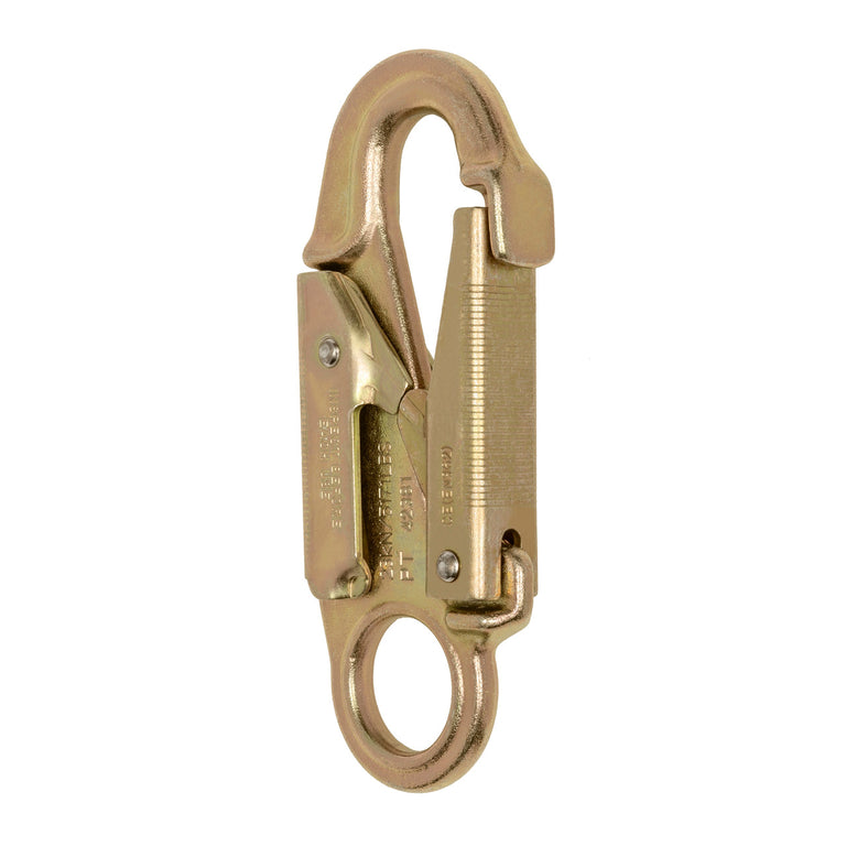 Forged Steel Safety Snap Hook - Double Action - CE EN362 Certified - NSN 5340-01-157-6088 - Military Grade