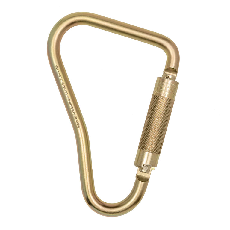 ANSI Steel Scaffold Hook - Twist Lock Self-Locking - 50kN (11,240 lb) MBS - Captive Pin Design for Scaffolding
