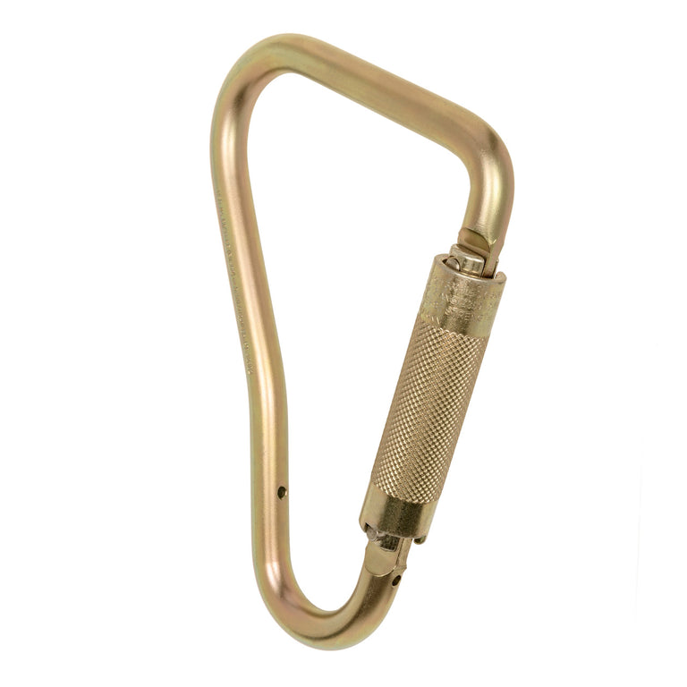 ANSI Steel Scaffold Hook - Twist Lock Self-Locking - 50kN (11,240 lb) MBS - Captive Pin Design for Scaffolding