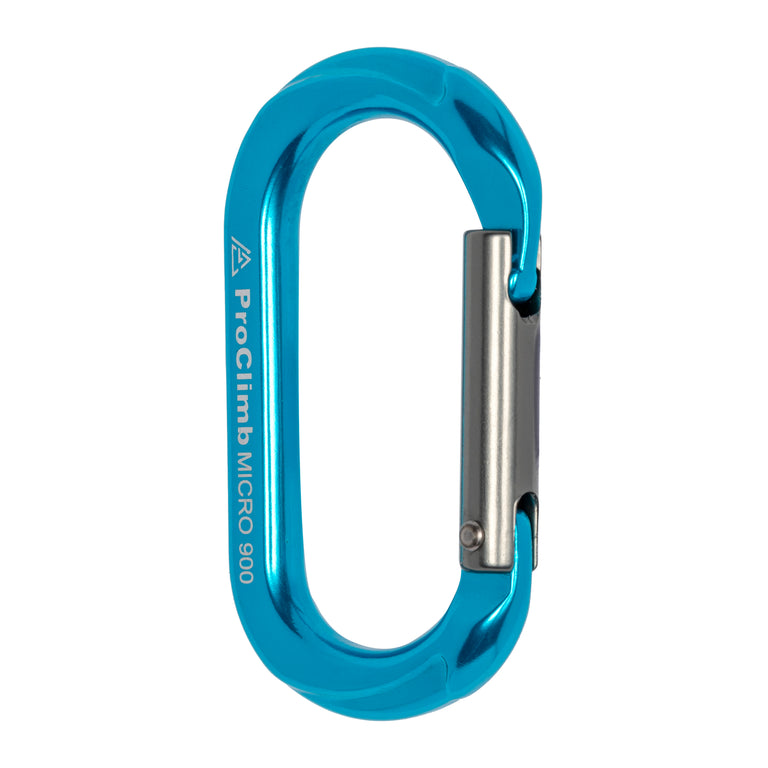 ProClimb Micro 900 Carabiner - 4kN Aluminum Straight Gate (0.4 oz)