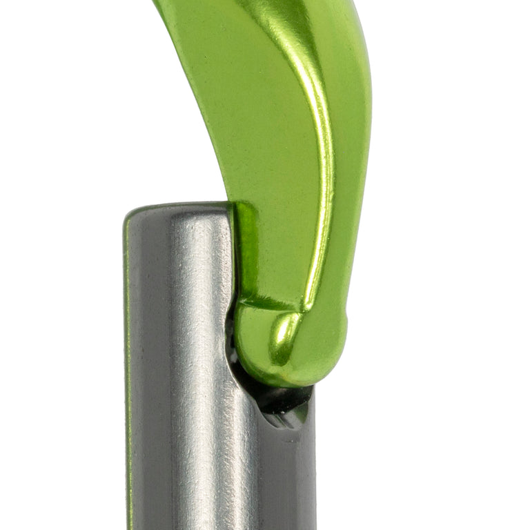 ProClimb Mini 900 Carabiner - Lime Green - Ultra-Light Aluminum (4kN/900lbs) - Pack of 3
