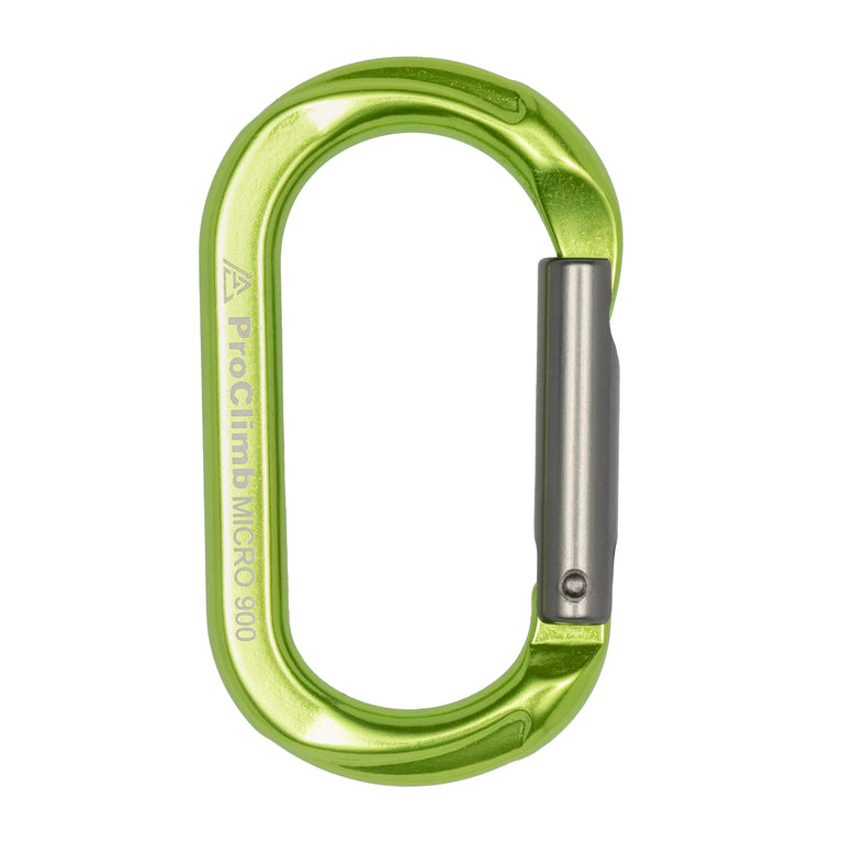 ProClimb Mini 900 Carabiners - 3-Pack (4kN MBS) - Tree Climbing & Arborist Gear - Assorted Colors