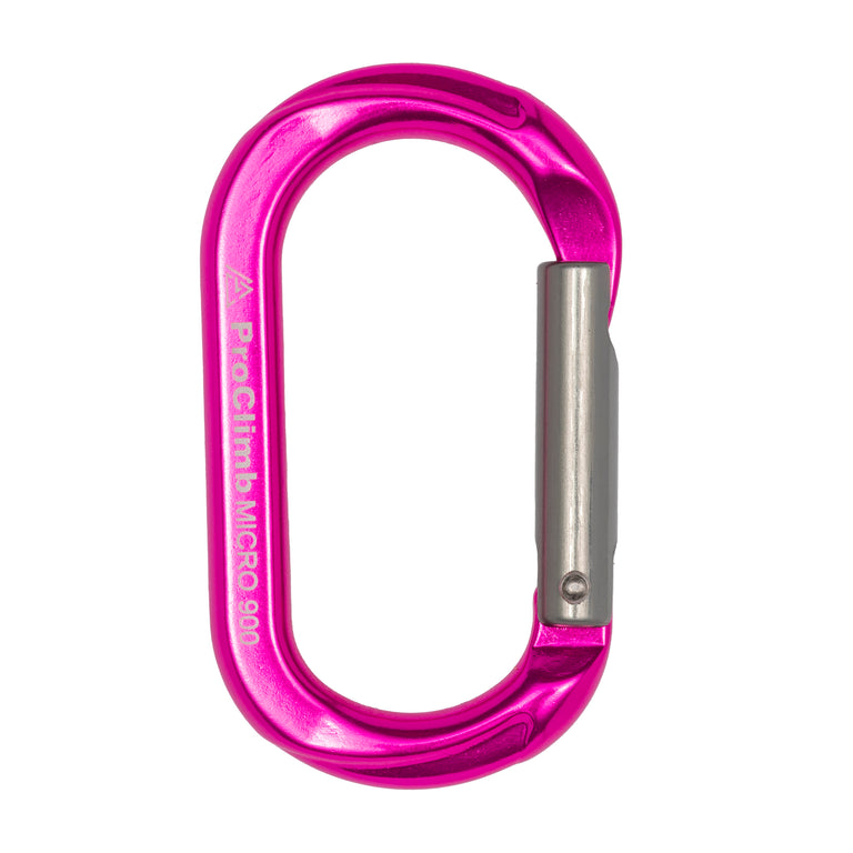 ProClimb Mini 900 Carabiners - 3-Pack (4kN MBS) - Tree Climbing & Arborist Gear - Assorted Colors