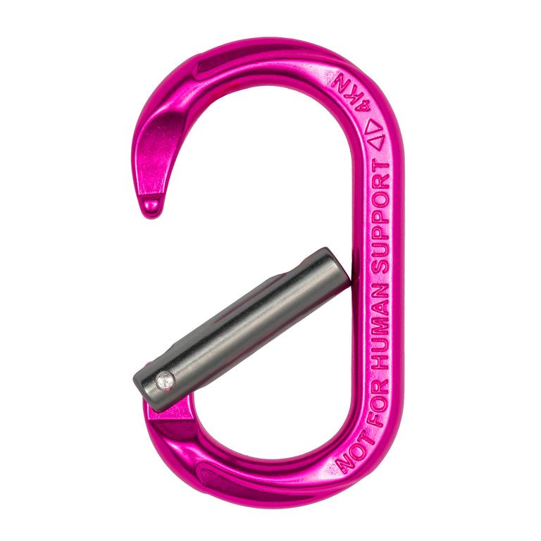 ProClimb Mini 900 Carabiner - Pink - 4kN Aluminum Straight Gate (Pack of 3)