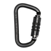 Twist Lock Modified D Steel Carabiner