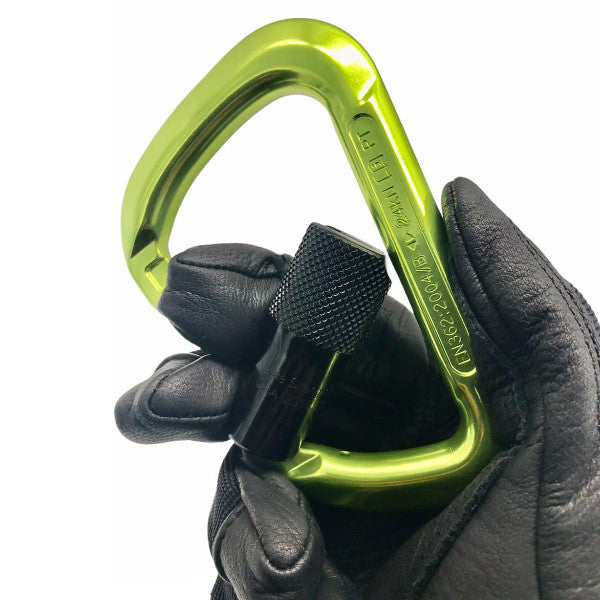 ProClimb Forged Modified-D Aluminum Carabiner - 24kN Triple Lock - Professional Climbing & Rigging