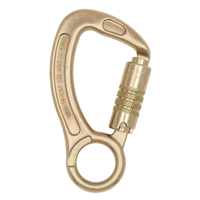 ProClimb Forged Steel Carabiner - Triple Lock Gate with Captive Eye - 22kN Professional Climbing Hardware