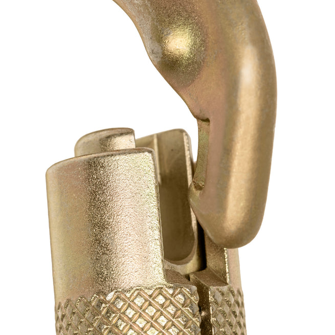 ProClimb Captive Eye Steel Carabiner with Twist Lock Gate - 23kN Climbing Hardware
