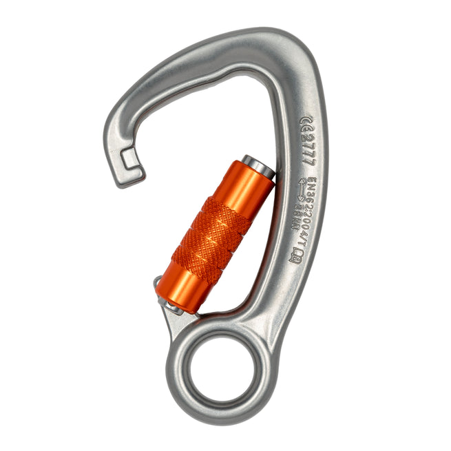 Triple Lock Aluminum Carabiner with Captive Eye - 28kN Professional Grade