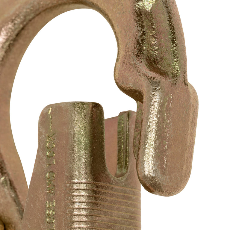 ANSI Forged Steel Spreader Snap Hook - Double Action - 3,600 lb Rating - Unique Wide-Mouth Design