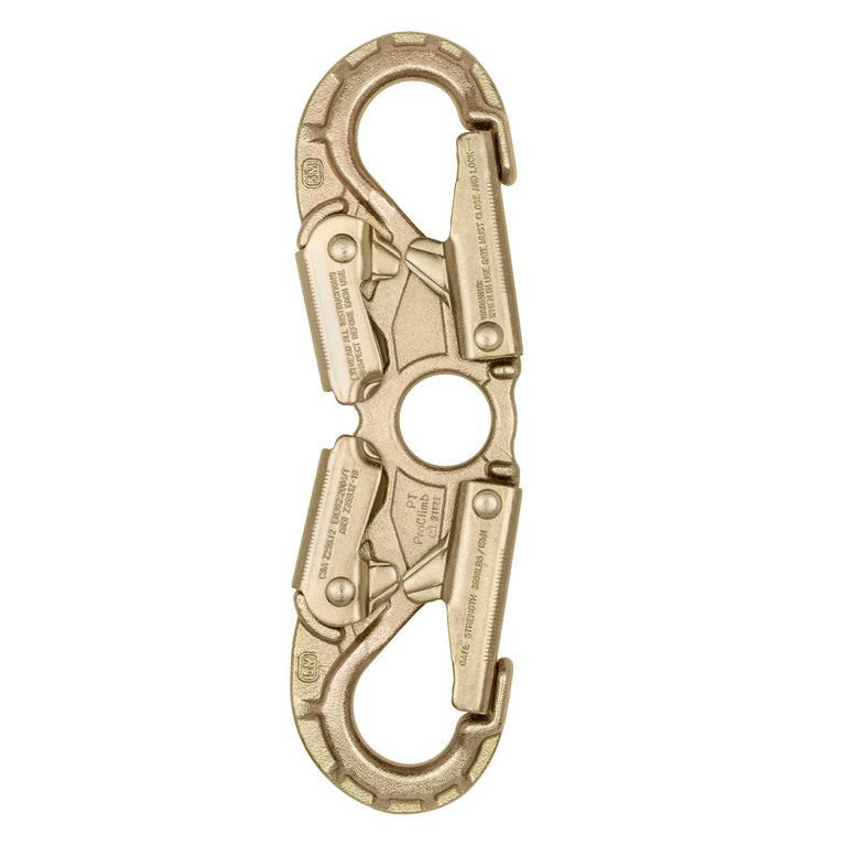 ANSI Forged Steel Spreader Snap Hook - Double Action - 3,600 lb Rating - Unique Wide-Mouth Design
