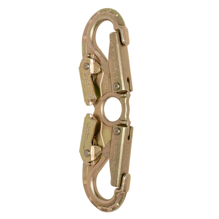 ANSI Forged Steel Spreader Snap Hook - Double Action - 3,600 lb Rating - Unique Wide-Mouth Design