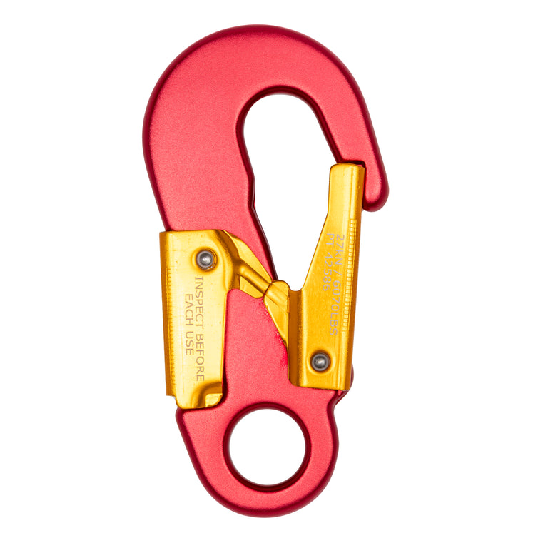 Red Baron Snap Hook with Fixed Eye - Heavy-Duty Industrial - 22.5mm Eye Opening - For Rigging, Lifting & Safety