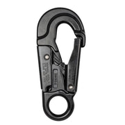 ProClimb Forged Aluminum Snap Hook with Fixed Eye - 27kN (6,000 lbs) - Black