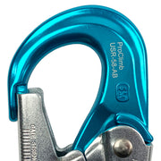 ProClimb Forged Aluminum Double-Locking Snap Hook with Fixed Eye - 23kN