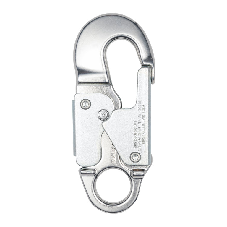 ANSI Forged Aluminum Snap Hook - Lightweight Professional Carabiner - 9 oz - For Climbing, Rigging & Arborist Work