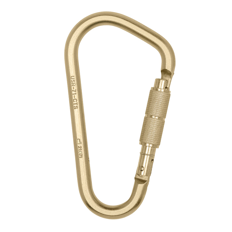 NFPA Steel Ladder Hook - Screw Lock Gate - 48mm Opening - Captive Pin - UL Certified for Ladder & Scaffold Work