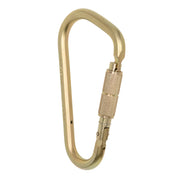 NFPA Steel Ladder Hook Screw Lock Carabiner 48MM - Compact, Durable, & Safety-Tested - Ideal for Climbing & Rigging