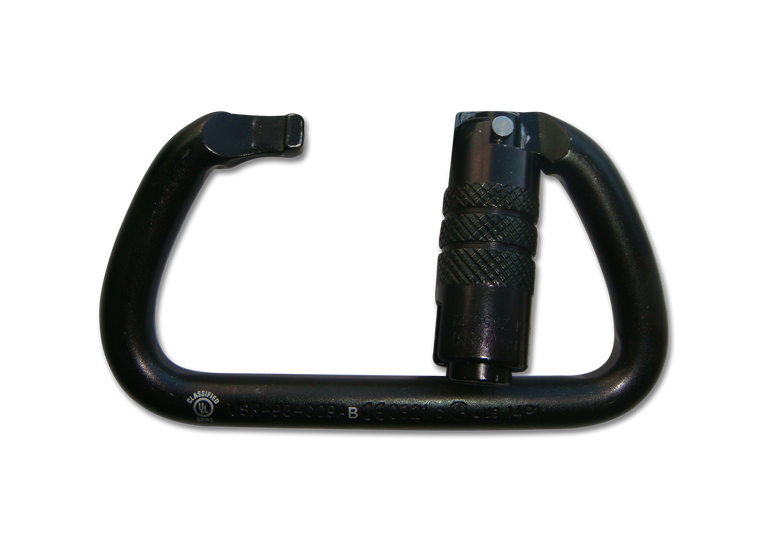 ProClimb NFPA Certified Large D Carabiner with Twist Lock - Professional Climbing Hardware
